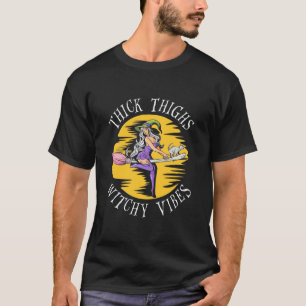 Camiseta Víblias de bruxas grossas do Halloween