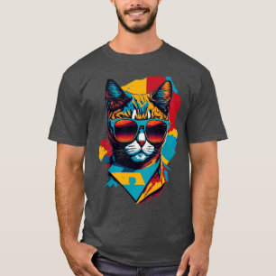 Camiseta Víblias de gatos Legal retrorreflectores e felinos