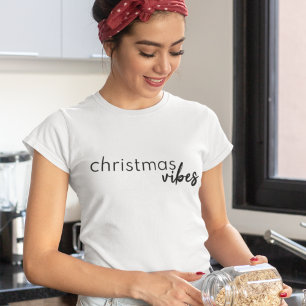 Camiseta Víblias de Natal Na moda de tendências minimalis