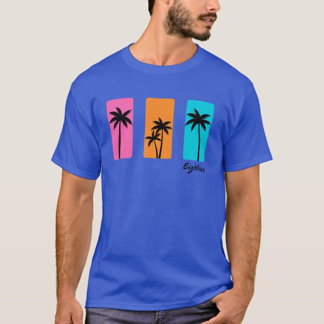 Camiseta Víblias de palmeira do Verão de 1980 (Frente)
