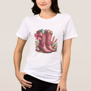 Camiseta Víblias de Páscoa ocidentais - Raízes de cowboy e