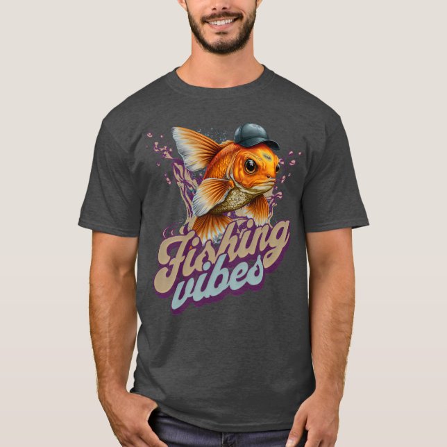 Camiseta Víblias de pesca: Presente final para pesqueiros (Frente)