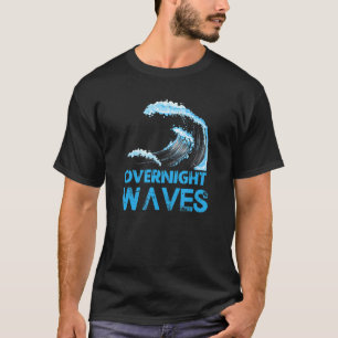 Camiseta Víblias de praia de Waves Overnight