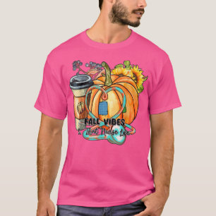 Camiseta Víblias de Queda Que Enfermeiram A Estação de outo