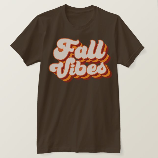 Camiseta Víblias de queda retrô (Frente do Design)