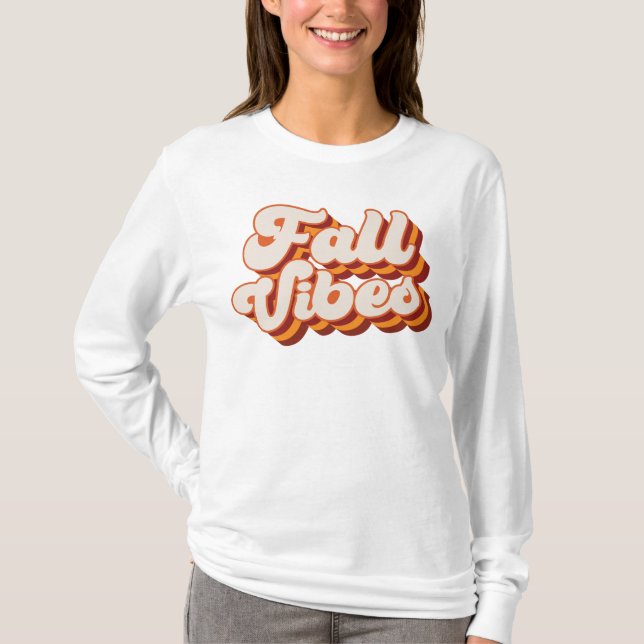 Camiseta Víblias de queda retrô (Frente)