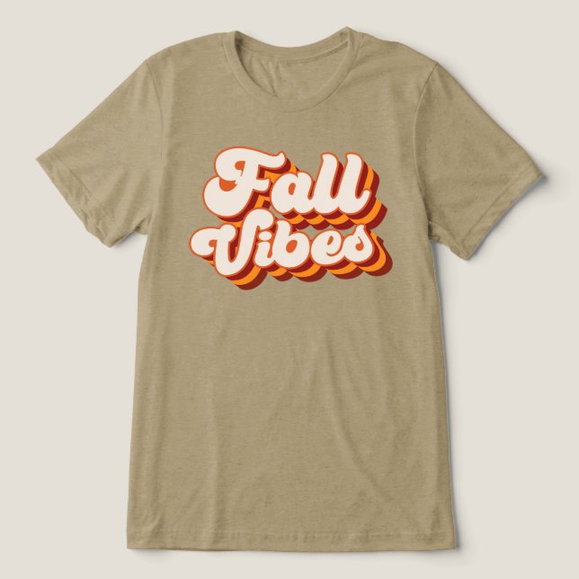 Camiseta Víblias de queda retrô (Design frontal)