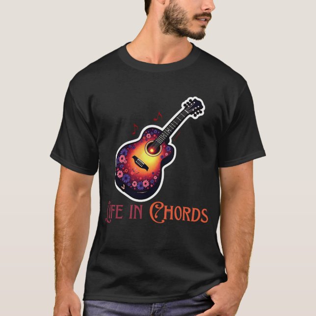 Camiseta Víblias de Strumming: Coleção de Camisas-T Inspira (Frente)