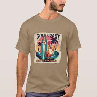 Camiseta Víblias de Surf Tropical - Galeria de Retro e Plac