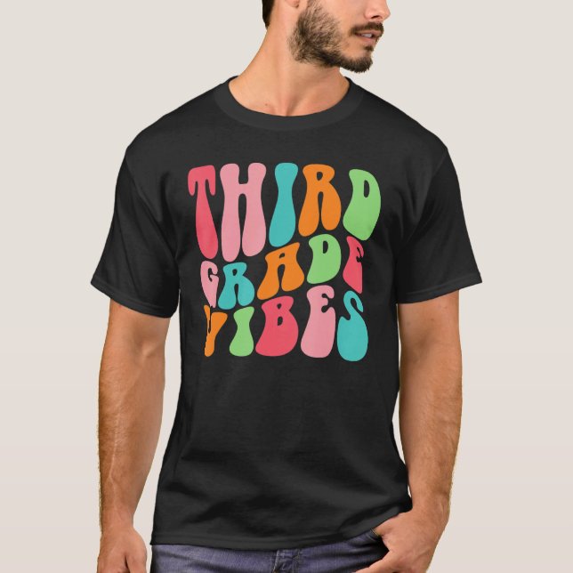 Camiseta Víblias De Terceiro Grau Vivem Groovy De Volta À E (Frente)