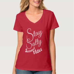 Camiseta Víblias de Verão Salty