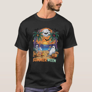 Camiseta Víblias do Dia das Bruxas de Skeleton Beach