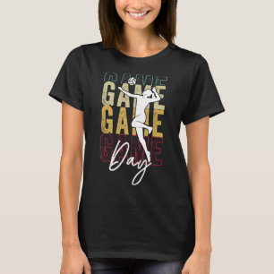 Camiseta Víblias Do Dia De Jogo Mãe Para Mulheres