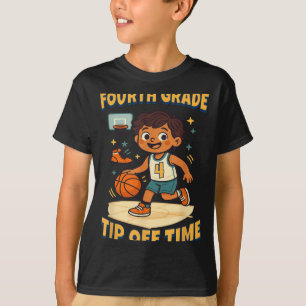 Camiseta Víblias do Dia do Jogo de Basquete do 4º ano