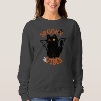 Camiseta Víblias Spookes Cat Face Halloween