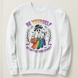 Camiseta Víblias Spooky Sweatshirt Positiva para LGBTQ