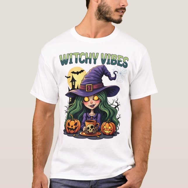 Camiseta Víblias Testemunhas com Pumpkins e Poção (Frente)
