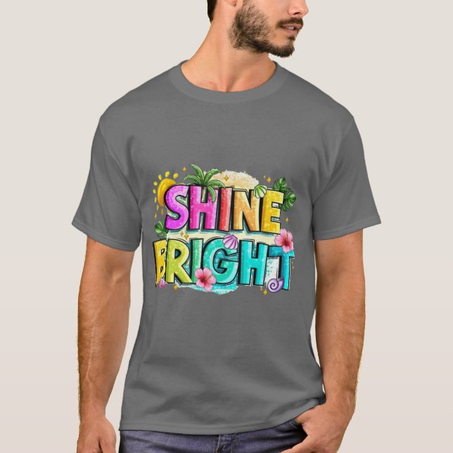 Camiseta Víblias tropicais (Frente)