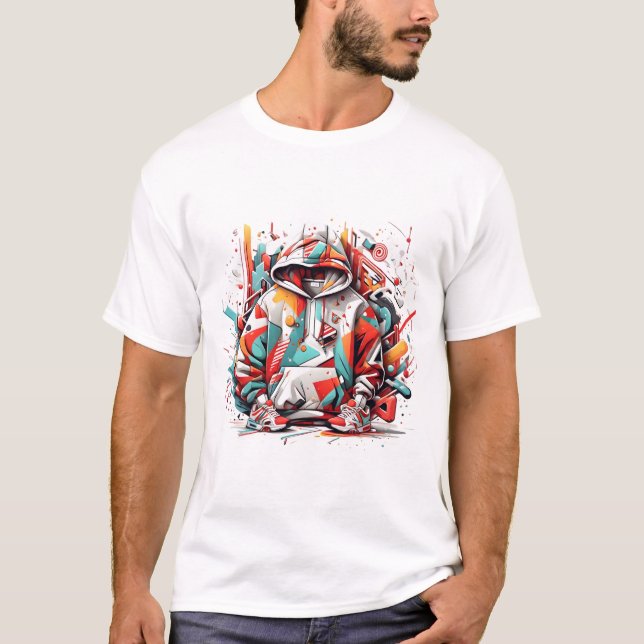 Camiseta Víblias Urbanas, Fusão Festiva (Frente)