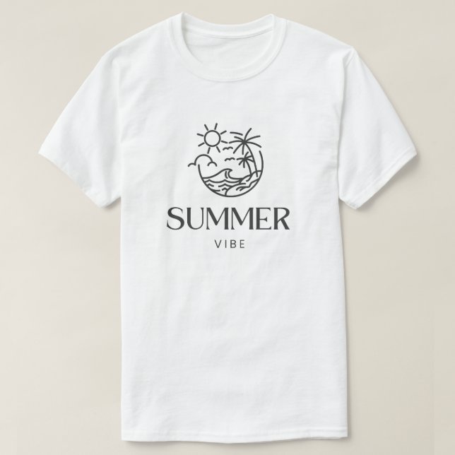 Camiseta Vibração de Verão (Frente do Design)