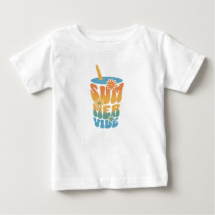 Camiseta Vibração de Verão Floral Retro