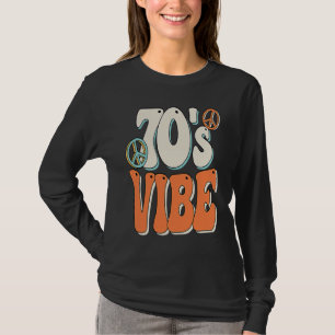 Camiseta Vibração dos Anos 70 Fantasia dos Anos 70 Groovy P