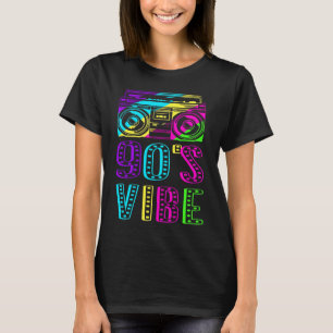 Camiseta Vibração dos Anos 90 Música Vintage dos Anos 1990