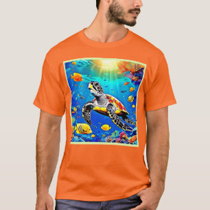 Camiseta Vibração - Vida dos recifes de tartaruga