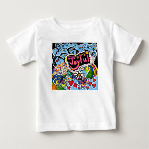 Camiseta Vibrações Alegres Celebram Felicidade e União