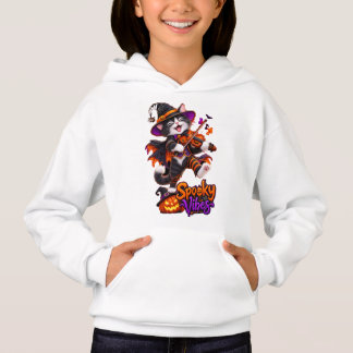 Camiseta Vibrações Assustadoras Gata Bruxa Tocando Violino