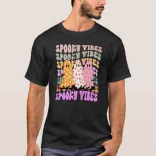 Camiseta Vibrações Assustadoras Groovy Retrô Garotas Fantas