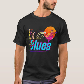 Camiseta Vibrações Coloridas de Jazz & Blues