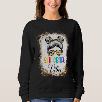 Camiseta Vibrações da 5ª Série Garota Desarrumada Leopardo 