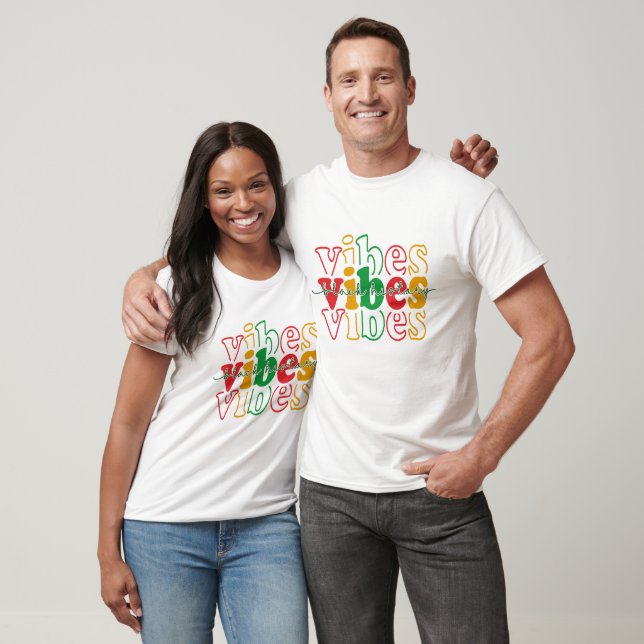 Camiseta Vibrações da História Negra (Unissex)