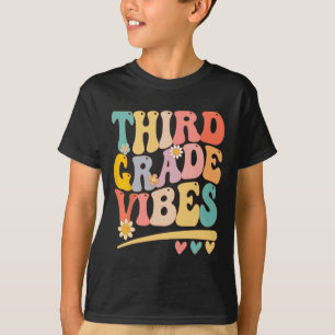 Camiseta Vibrações da Terceira Série Para Meninas Meninos P