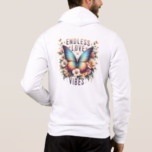 Camiseta Vibrações de Amor Sem Fim Borboleta Arte-96281