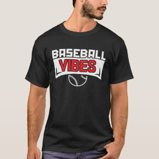Camiseta Vibrações de Beisebol Treinador de Beisebol Arreme