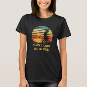 Camiseta Vibrações de Bruxa Vintage Hick Highs Halloween Ca