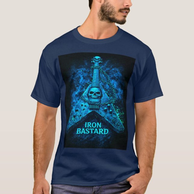 Camiseta vibrações de caveira (Frente)