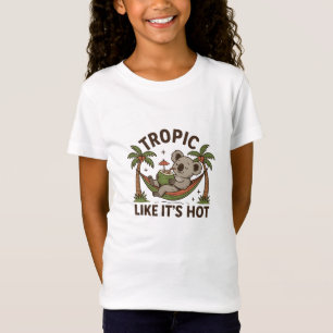 Camiseta Vibrações de Coala Relaxado