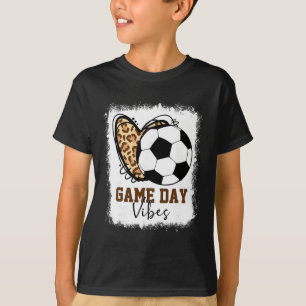 Camiseta Vibrações de Dia de Jogo de Futebol Descolorido Di