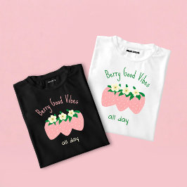 Camiseta Vibrações de Frutas Muito Boas o Dia Todo