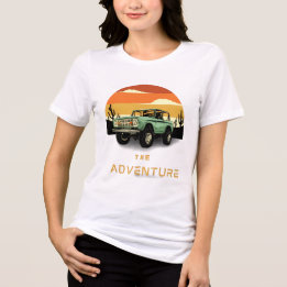 Camiseta Vibrações de Garota de Aventura no Deserto