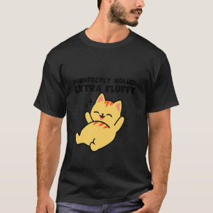 Camiseta Vibrações de Gato Extra Felpudas Perfeitamente Enr