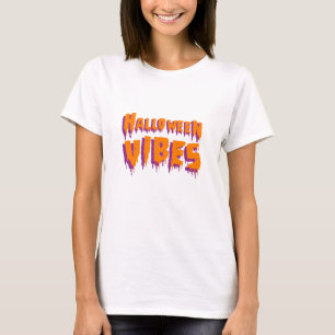 Camiseta Vibrações de Halloween