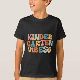 Camiseta Vibrações de Jardim de Infância - Equipe Infantil