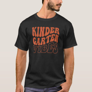 Camiseta Vibrações de Jardim de Infância para Crianças Prof