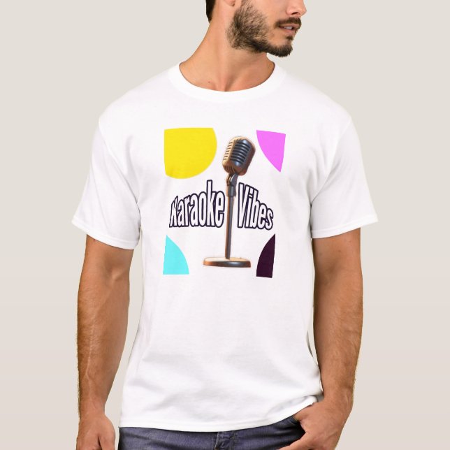 Camiseta Vibrações de Karaokê (Frente)