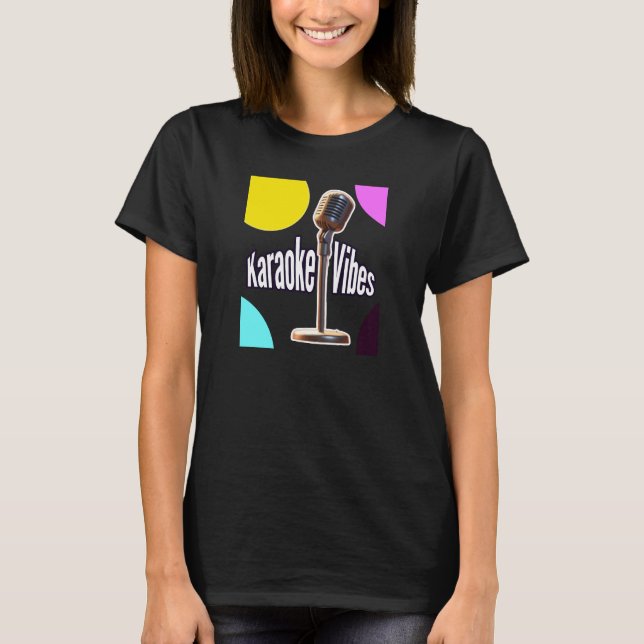 Camiseta Vibrações de Karaokê (Frente)