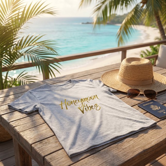 Camiseta Vibrações de Lua de Mel (Criador carregado)